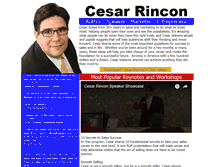 Tablet Screenshot of cesarrincon.com